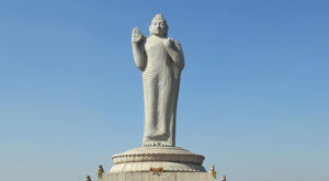 BUDDHA STATUE AT HUSSAIN SAGAR
