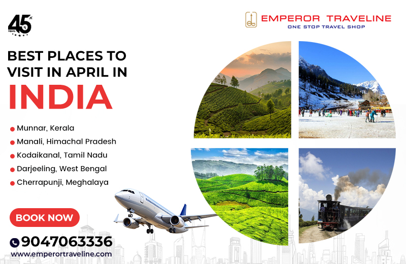 Best places to visit in April in India